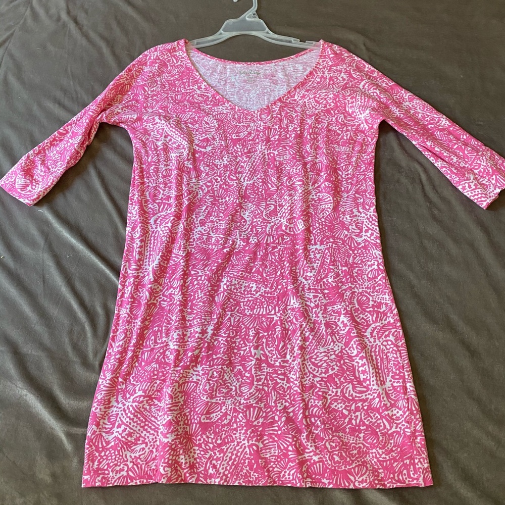 Pink & White Lilly Pulitzer Dress